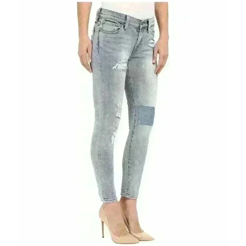 Lucky Brand Americana Brooke Ripped Skinny Pico Rivera Wash Jeans Sz 2/26; $129 - Picture 2 of 15
